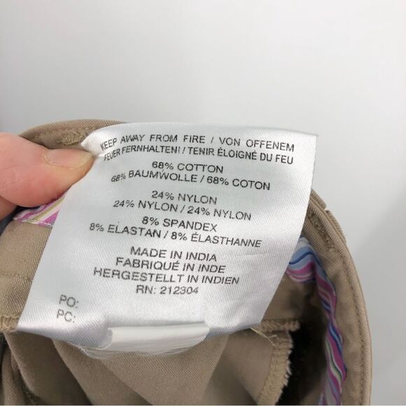 Symphony by Tredstep Equestrian Riding Pants Breeches Khaki Tan Womens 28R - Picture 11 of 12